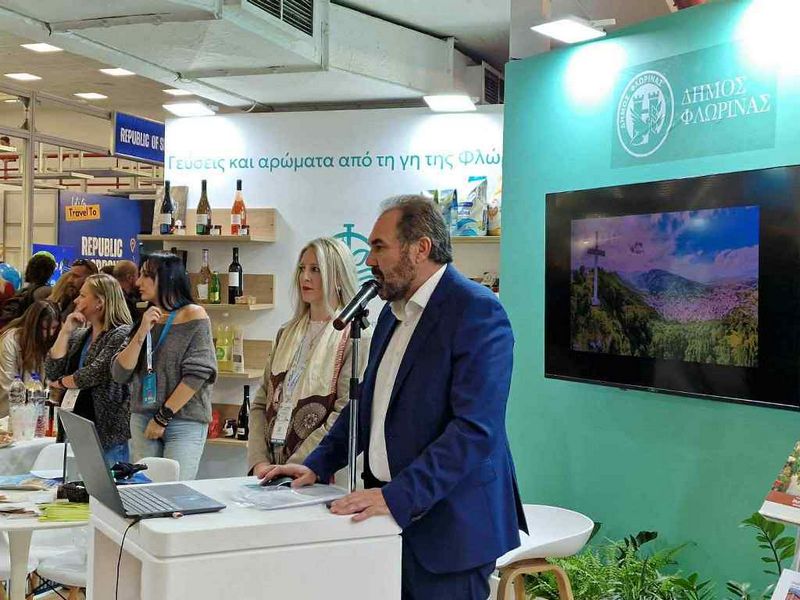 Συνέντευξη Τύπου του Δημάρχου Φλώρινας στη Philoxenia 2025: "Η Φλώρινα,  προορισμός για όλες τις εποχές"